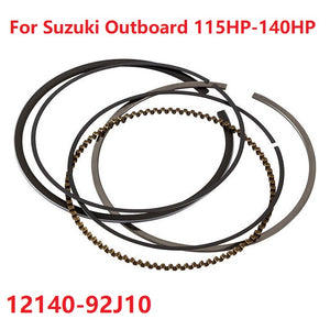 Piston Ring Set 12140-92J10-00 For Suzuki Outboard Motor Boat Engine 115HP-140HP DF115-DF140