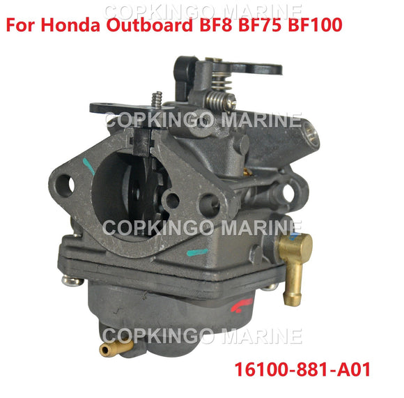 Carburetor for Honda Outboard BF8 BF8A BF75 BF100 8HP 75HP 100HP 16100-881-A01