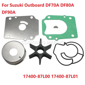 Water Pump Impeller Service Kit For Suzuki 4 Stroke Outboard DF70A DF80A DF90A Motor 17400-87L00 17400-87L01