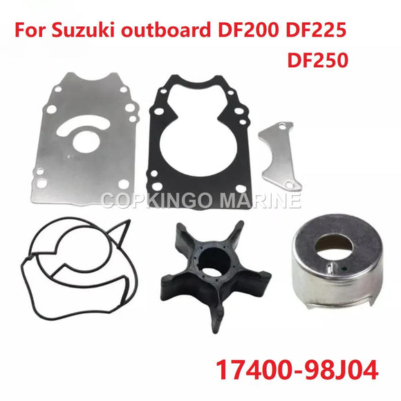 Water Pump Impeller Service Kit Fit For Suzuki Outboard DF250SS DF300A DF300AP Motor 17400-93J04