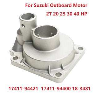 Boat Stainless Steel Case Water Pump For Suzuki Outboard Motor 2T 20 25 30 40 HP 18-3481;17411-94400 17411-94421