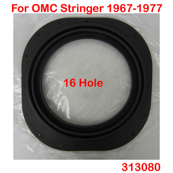 Transom Seal Boot 16 Hole for OMC Stringer Drive 1967-1977 replaces 313080 18-2767