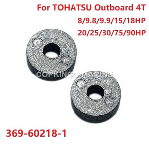 2Pcs Zinc Anode for Tohatsu Outboard 4 Stroke 8/9.8/9.9/15/18 /20/25/30HP 369-60218-1