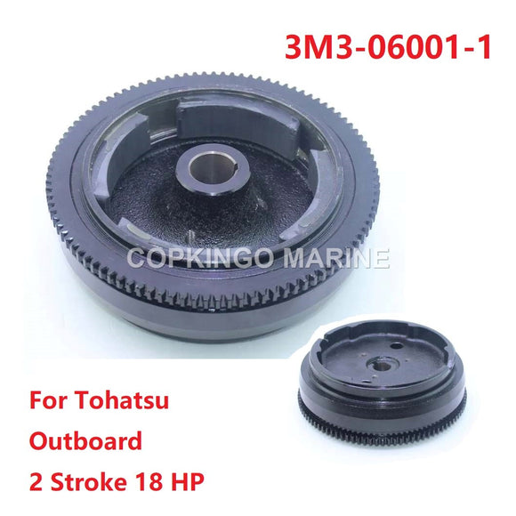 Electric Start Flywheel For Tohatsu 2 Stroke 18 HP Outboard Motor 3M3-06001-1