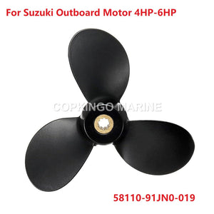 Aluminum Alloy Propeller 7 1/2 x 7 for Suzuki Outboard Engine Motor 4HP-6HP 58110-91JN0-019