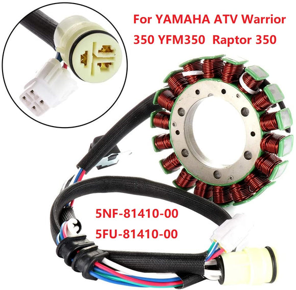 Stator Magneto Coil For YAMAHA ATV Warrior 350 YFM350 02-2004 5FU-81410-00-00