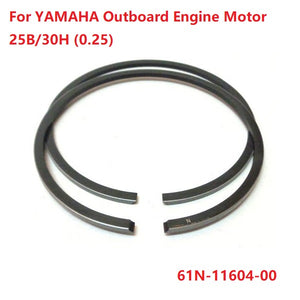 Outboard Piston rings 61N-11604-00+025 For YAMAHA Outboard Engine Motor 25B/30H (0.25)