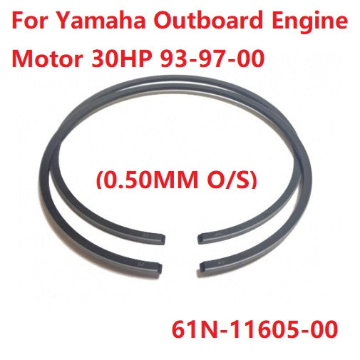 Outboard Ring Kit 61N-11605-00+050 For Yamaha Outboard Engine Motor 30HP 93-97-00