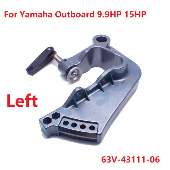 Left Clamp bracket (Starboard side) for Yamaha Outboard 9.9HP 15HP 63V-43111-06-4D