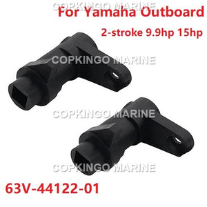 2Pcs Shift Rod Bushing for Yamaha Outboard 9.9hp 15hp 2-stroke Parsun T15-04000018 63V-44122-01