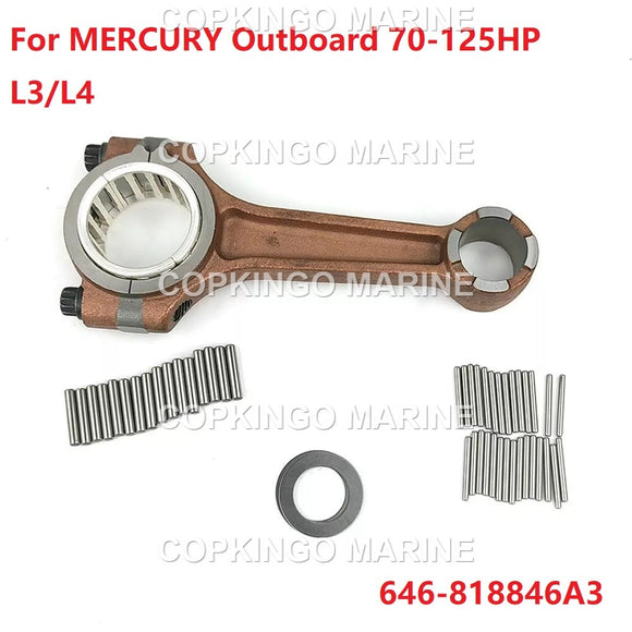 Connecting Rod Kit For MERCURY Outboard 70-125HP L3/L4 646-818846T6 646-818846A3