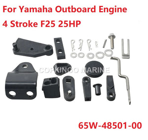 Throttle &Shift Attachment Kit For Yamaha Outboard Motor 4 Stroke 25HP F25; 65W-48501-00