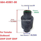 Damper RUBBER Propeller Bush For Yamaha Outboard 9.9HP 15HP 20HP 25HP 30HP 40HP 50HP 85HP-130HP