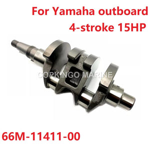 Crankshaft Assy For Yamaha outboard 4-stroke 15HP F9.9 F13.5 FT9.9 F15 66M-11411-00