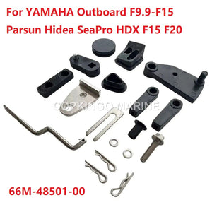 Remote Control Kit For YAMAHA Outboard Motor F9.9-F15 Parsun Hidea SeaPro HDX F15 F20 SEAWEAKER Hangkai 66M-48501-00