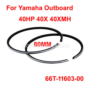 Boat Piston Ring Set STD For Yamaha Outboard Parts 2T Parsun Hidea 40HP 40X 40XMH 66T-11603-00