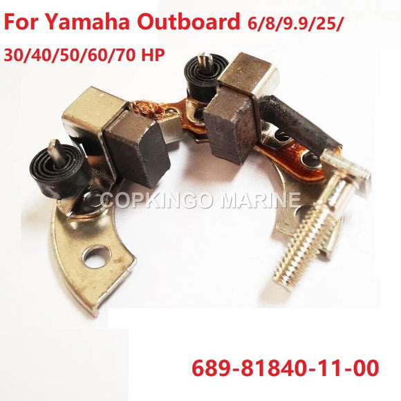 Brush Holder for Yamaha Outboard Engine Starter Motor 6HP-70HP 689-81840-11