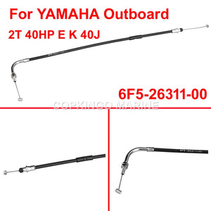 Boat Throttle Cable Assy Fit For Yamaha Parsun Makara Outboard 2T 40HP 6F5-26311-00