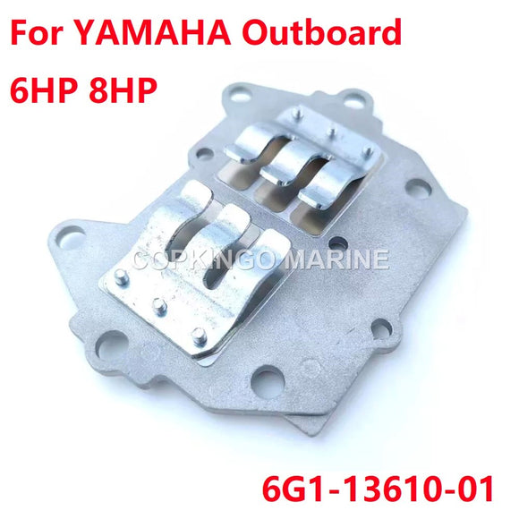 REED VALVE ASSY For YAMAHA Outboard 6HP 8HP Intake 1984-2006 6G1-13610-01