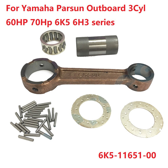 Connecting Rod kit For Parsun Yamaha 3Cyl 60HP 70Hp 6K5 6H3 Outboard boat engine motor 6K5-11651-00