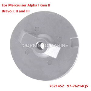 Zinc Anode Flat Trim Tab Plate Durable for Mercury Outboard Motor ALPHA ONE GEN II 762145 76214Q5 76214A5