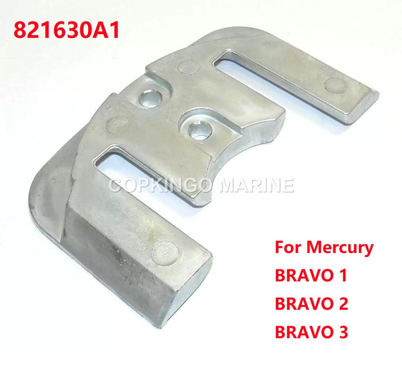 Zinc Anti-corrosion Protection Anode 821630A1 for Mercury Outboard Motor BRAVO 1 BRAVO 2 BRAVO 3