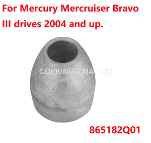 Anti-corrosion Anode 865182Q01 for Mercury Outboard Propeller Bravo 3 drives 2004 and up.