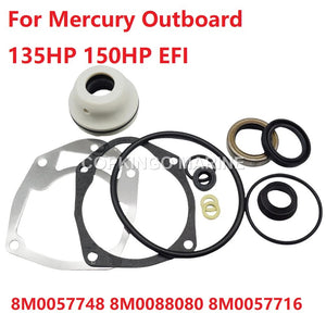 Gearcase Seal Kit For Mercury Outboard 135HP 150HP EFI 8M0057748 8M0088080 8M0057716