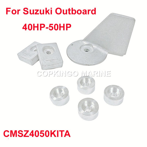 Aluminium ANODES Kit For Suzuki Outboard Engine Motor 40HP-50HP CMSZ4050KITA