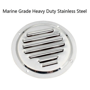 Round Louvered Vent Cover 4 inch 5 inch 316 Stainless Steel Air Vent Cover For Marine Yacht Boat Accessories Hardware