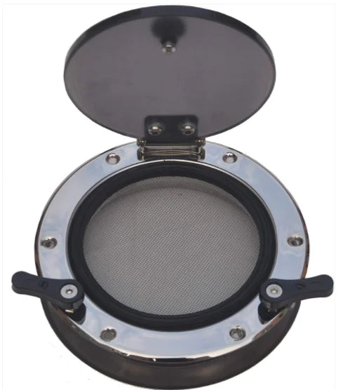 Marine Hardware 316L/304 Stainless Steel Round Shape Opening Portlight Marine Porthole Boat Window Hatch For Yacht