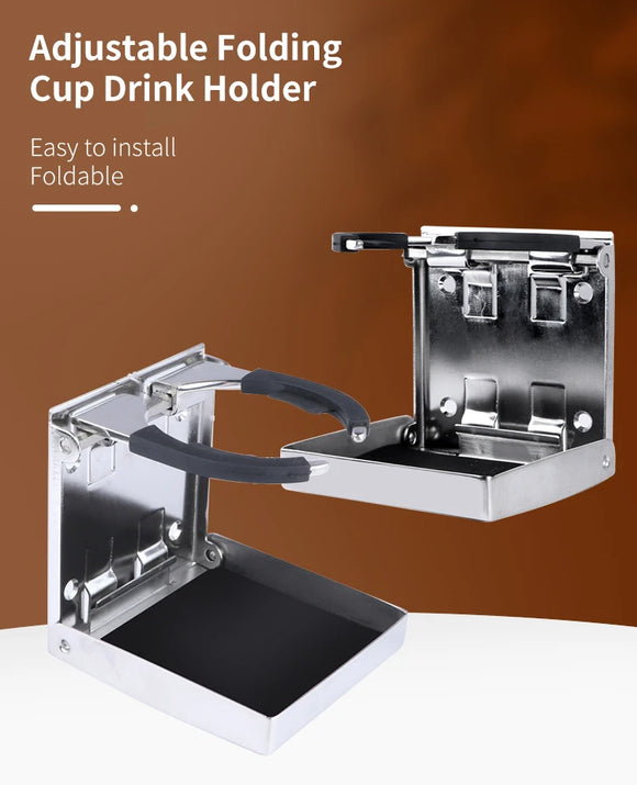 Marine Adjustable Folding Cup Drink Holder 316 Stainless Steel Boat Accessories Marine Boat Truck RV Set