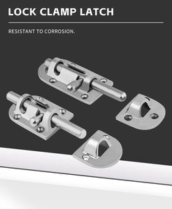 Stainless Steel Marine Boat Door Window Lock Latch Slide Barrel Bolt Clasp Sliding Hasp Locks Push Pull Toggle Buckle