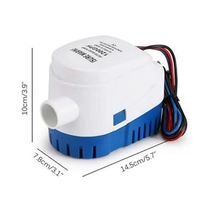 MARINE 12V Automatic Submersible Boat Bilge Water Pump Latest Styles 1200GPH Built-in Auto Float Switch