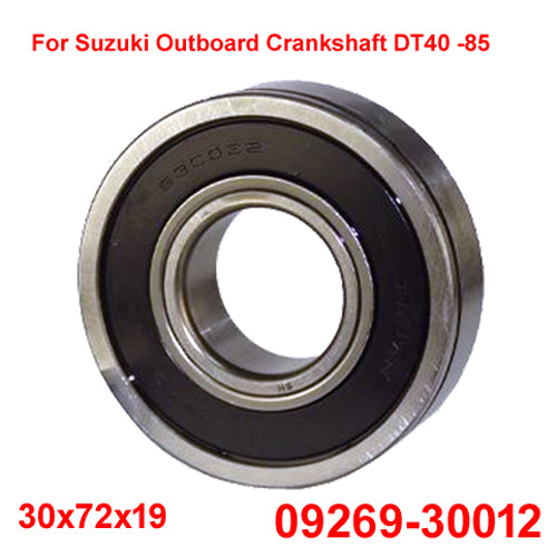 Ball Bearing For Suzuki Outboard Crankshaft 2T DT40-85HP 30x72x19 09269-30012
