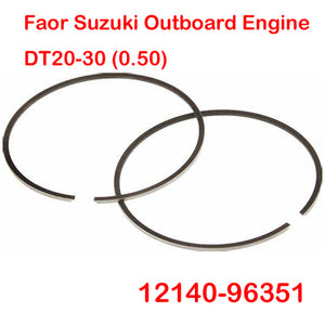 Outboard Piston rings for Suzuki Outboard Engine DT20-30 (0.50) 12140-96351-050
