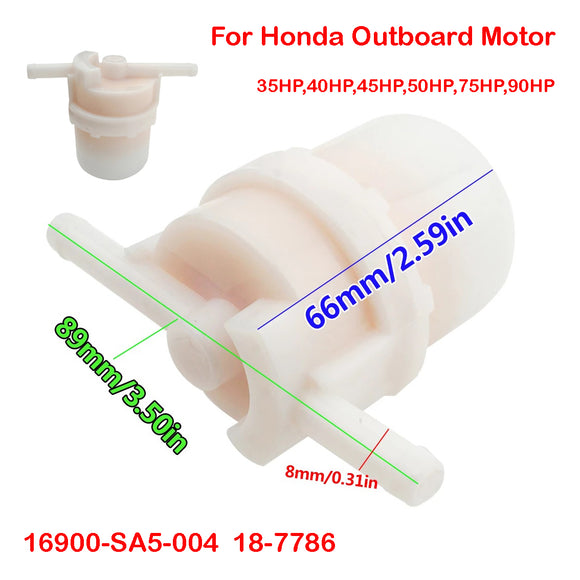 Fuel Filter For Honda Outboard Motor 35, 40, 45, 50, 75, 90 For Sierra 18-7786;16900-SA5-004