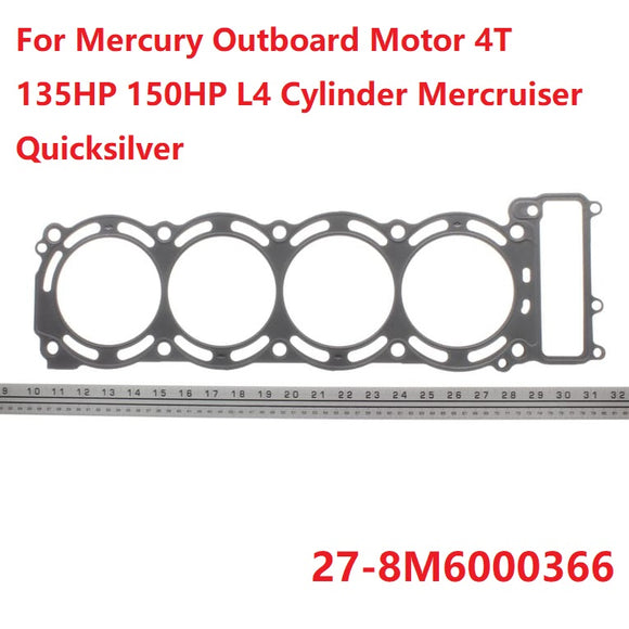 Head Gasket For Mercury Outboard Motor 4T 135HP 150HP L4 Cylinder Mercruiser Quicksilver Parts 8M6000366 27-8M6000366