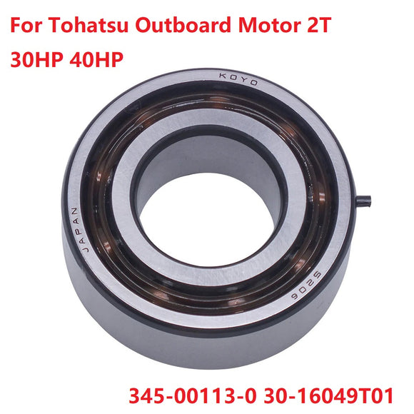 Ball Bearings For Tohatsu Outboard Motor 2T 30HP 40HP Crankshaft Top Mercury Mariner 30-16049T01;345-00113-0