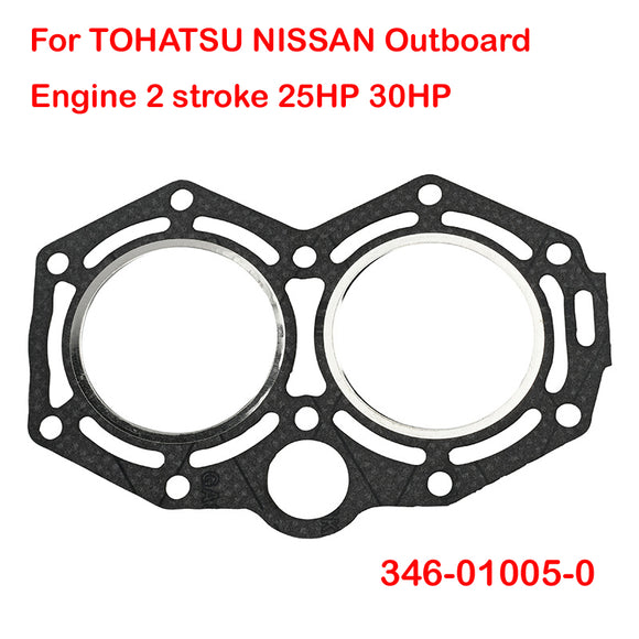 Boat Engine Gasket Cylinder Head for TOHATSU NISSAN outboard motor 2 stroke 25HP 30HP 346-01005-0