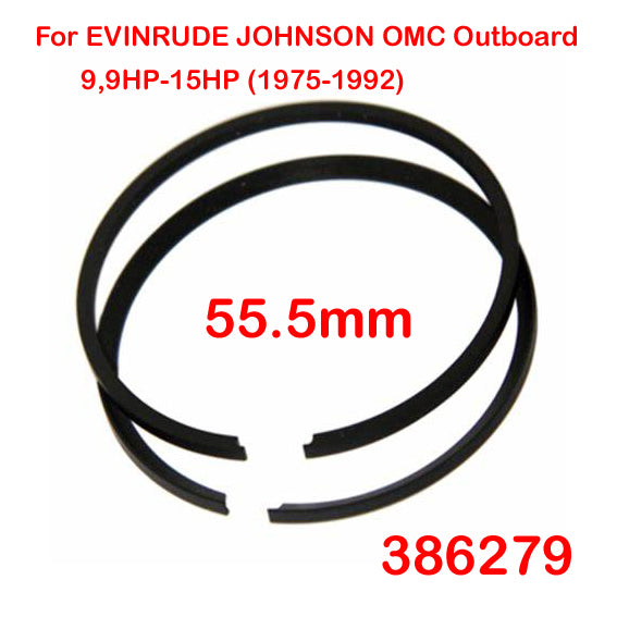 Piston Ring STD For EVINRUDE JOHNSON OMC Outboard Motor 9,9HP-15HP (1975-1992) 55.5mm 0386015 0386279