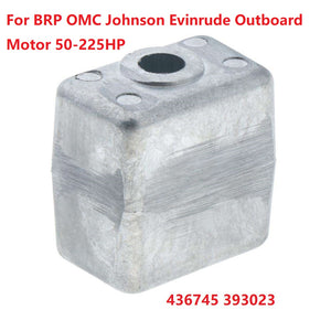 Zinc Anode For BRP OMC Johnson Evinrude Outboard Motor 50-225HP 0436745 For MARTYR CM393023 393023
