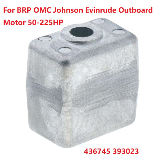 Zinc Anode For BRP OMC Johnson Evinrude Outboard Motor 50-225HP 0436745 For MARTYR CM393023 393023