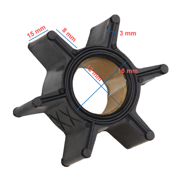 Boat Water Pump Impeller for Mercury outboard 4HP-10HP 47-89981 47-65957 18-3039 9-45035 500310