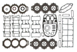 Power Head Gasket Kit For Yamaha Outboard Motor 2T V6 225HP 61A-W0001-A1 ;61A-W0001-01