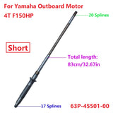 Long Driver Shaft For Yamaha Outboard Motor 4T F150HP 25" Gear Case 63P-45501-10