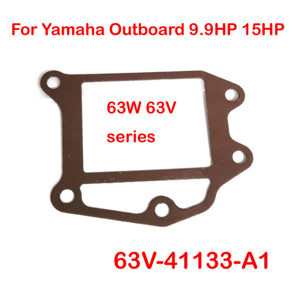 Exhaust Tuner Gasket For Yamaha Outboard 9.9HP 15HP Parsun Hidea 63V-41133-A1