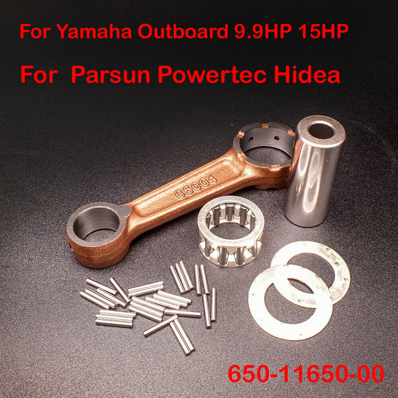 Connecting Rod Kit Fit Yamaha Parsun Powertec Hidea 2T 9.9HP 15HP 6K4-11650 ;682-11650;650-11650