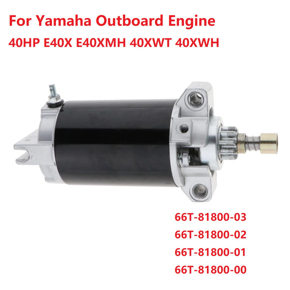 Outboard Starter For YAMAHA Outboard Motor 40HP E40X Enduro Type 2 Stroke 66T-81800-03