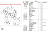 Outboard Swivel Bracket With Transom Clamp Assy For Yamaha Outboard Parts Parsun 2T 9.9D 15D ;682-43111, 682-43112